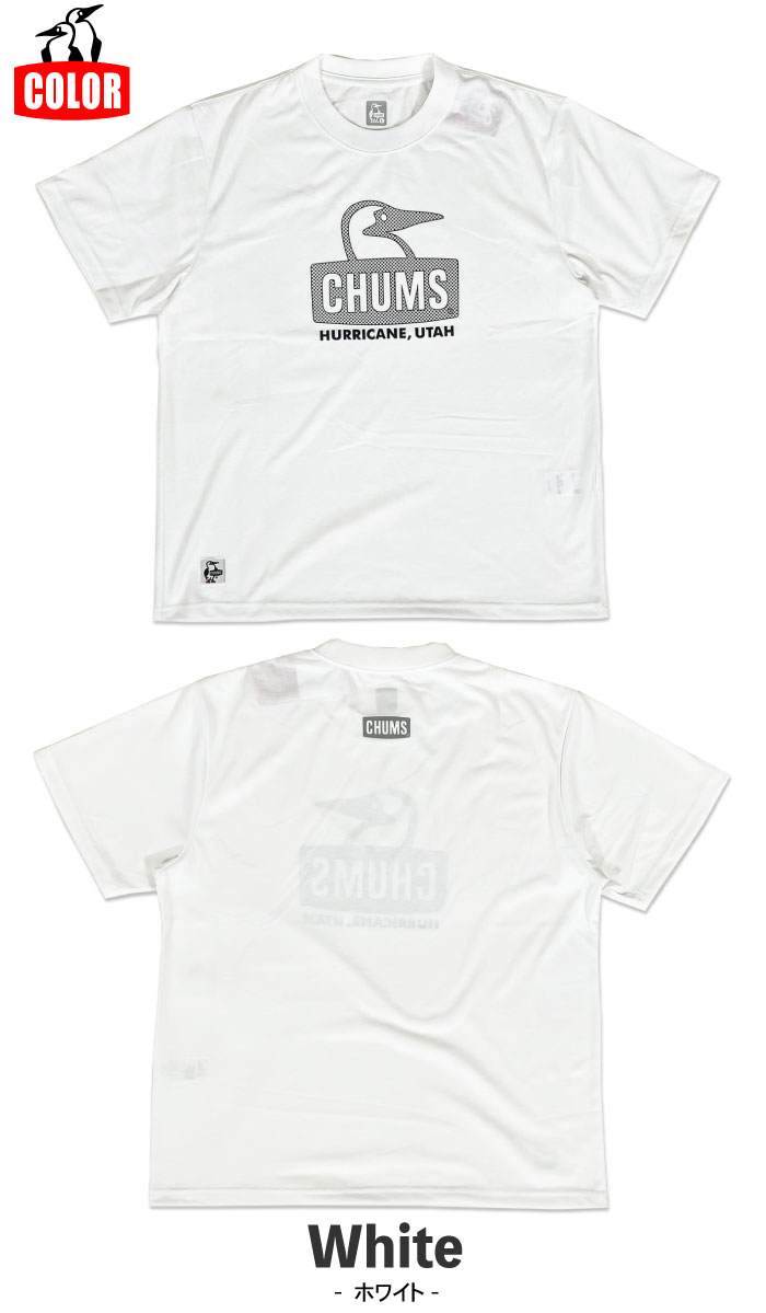 CHUMS チャムス ブービーフェイス ワークアウト ドライTシャツ メンズ 半袖Tシャツ レジャー CH01-2375 ゆうパケット1点まで送料無料｜bears-mall｜07