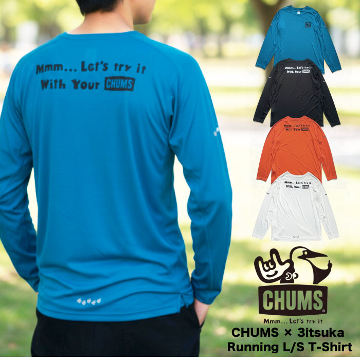 CHUMS（チャムス） チャムス×ミツカ ランニングロングスリーブTシャツ