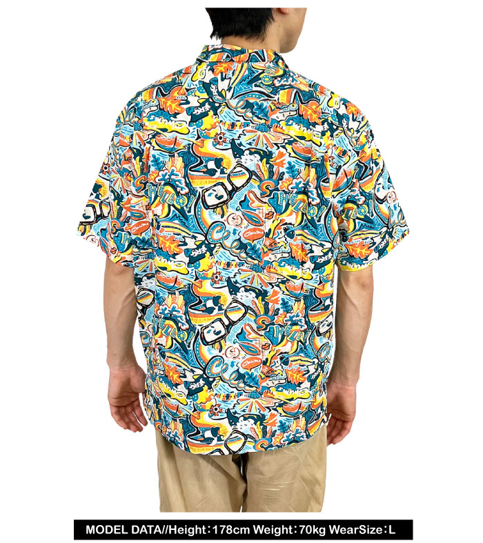 CHUMS チャムス チャムロハ シャツ アロハシャツ 半袖 開襟シャツ アウトドア 総柄 Chumloha Shirt CH02-1105  ゆうパケット1点まで送料無料 : ch02-1105 : BEARS-MALL - 通販 - Yahoo!ショッピング