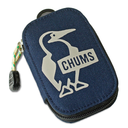 CHUMS チャムス リサイクルオーバルキージップケース スマートキー カード収納 3連キーフック ...