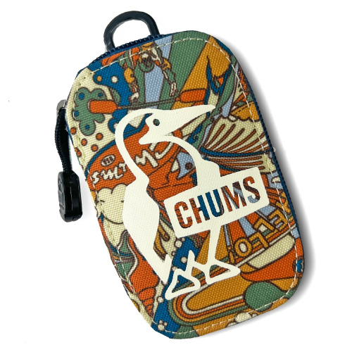CHUMS チャムス リサイクルオーバルキージップケース スマートキー カード収納 3連キーフック 旅行 車 外出 CH60-3580 TC｜bears-mall｜11