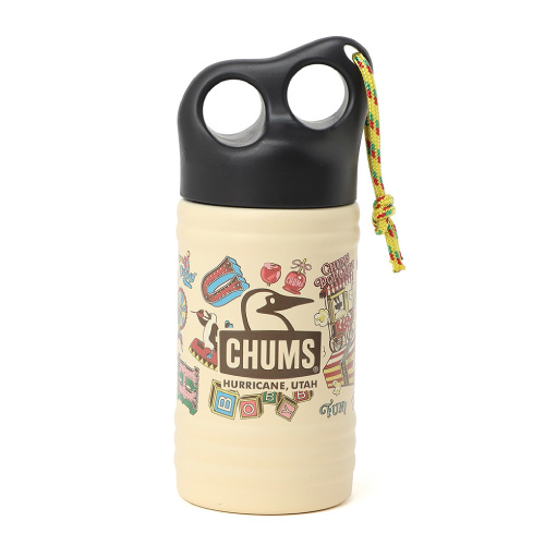 CHUMS（チャムス） キャンパーウェーブボトル300mlパターン 保温 保冷