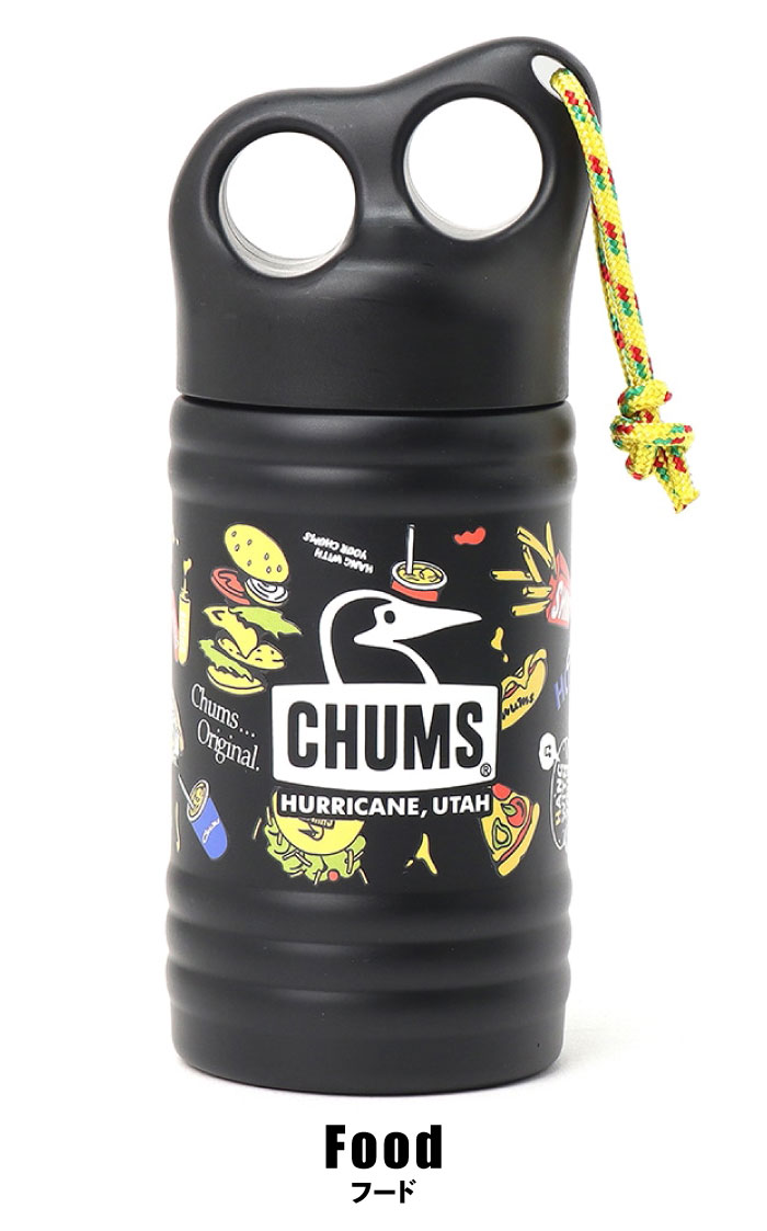 CHUMS（チャムス） キャンパーウェーブボトル300mlパターン 保温 保冷