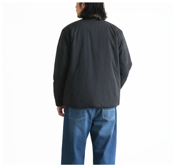 NANGA（ナンガ） ノーカラーソフトダウンカーディガン 防寒 軽量 保温