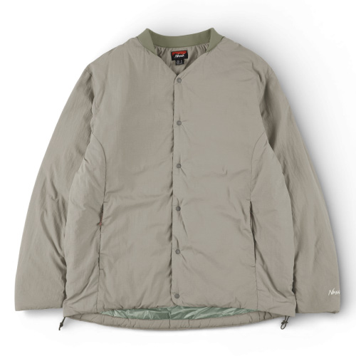 NANGA（ナンガ） ノーカラーソフトダウンカーディガン 防寒 軽量 保温