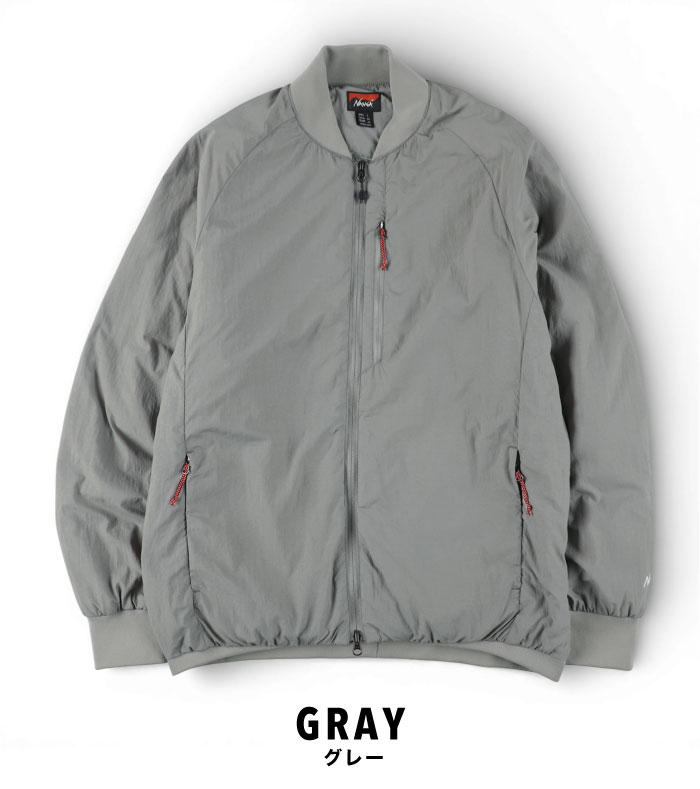 N599♪ NANGA ダウンジャケット　M フードなし　グレー N599♪ NANGA ダウンジャケット M フードなし グレー NANGA（ナンガ