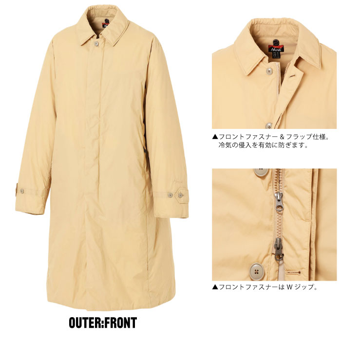 NANGA（ナンガ） ダウン バルカラーコート ロングコート フォーマル