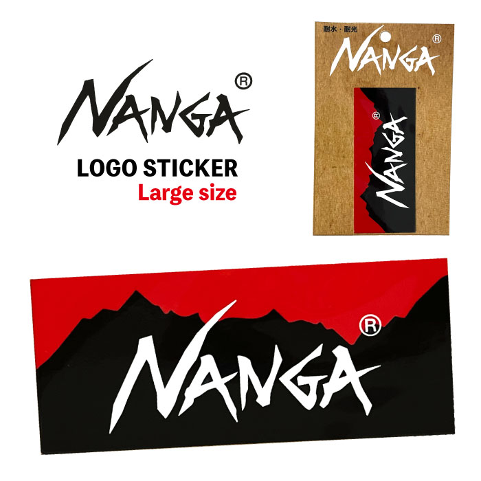 Yahoo! Yahoo!ショッピング(ヤフー ショッピング)ナンガ NANGA LOGO STICKER ナンガロゴステッカー シール 車用 窓 ガラス アウトドア ギア NA2254-3G514 ゆうパケット5点まで可能