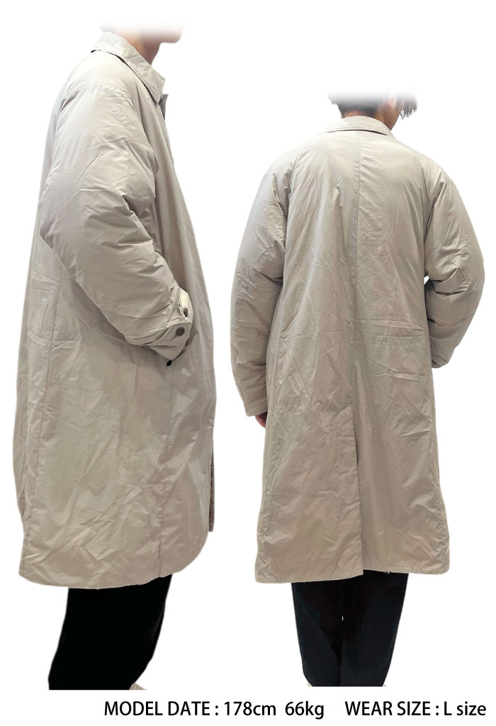NANGA（ナンガ） ダウンバルカラーコート ダウンコート ロングコート
