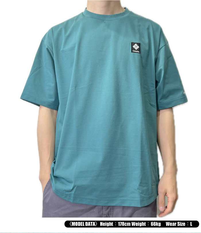 コロンビア Tシャツ メンズ PM7377 レイリバースプリットラグラングラフィックショートスリーブティーシャツ 半袖 トップス レディース 紫外線対策 アパレル 服 Columbia コロンビア Tシャツ メンズ PM7377 レイリバー