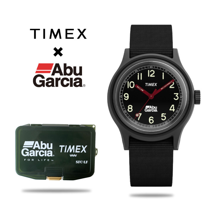 AbuGarcia TIMEX アブガルシア タイメックス 腕時計 コラボ 日本製