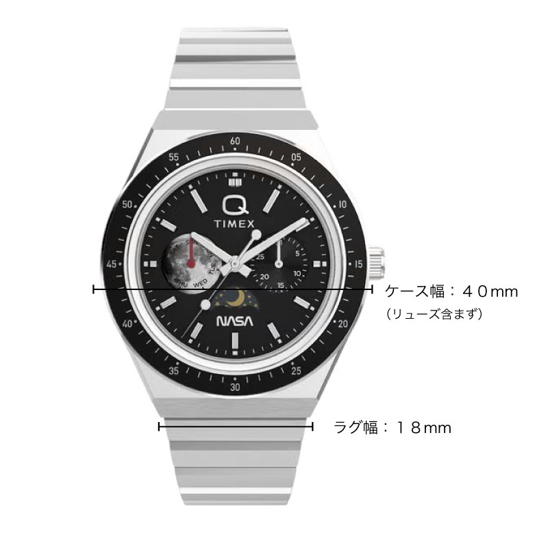 Q TIMEX タイメックス x NASA コラボ 腕時計 クォーツ アナログ