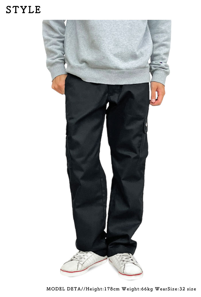 【美品】ドッキングパンツ24インチ Dickies ディッキーズ TCツイルカーゴパンツ ワークパンツ