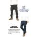 Dickies ディッキーズ リニューアル TCストレッチ ジョッパーズ ワークパンツ メンズ チノパン WD5876N 裾上げ不可 関連画像1