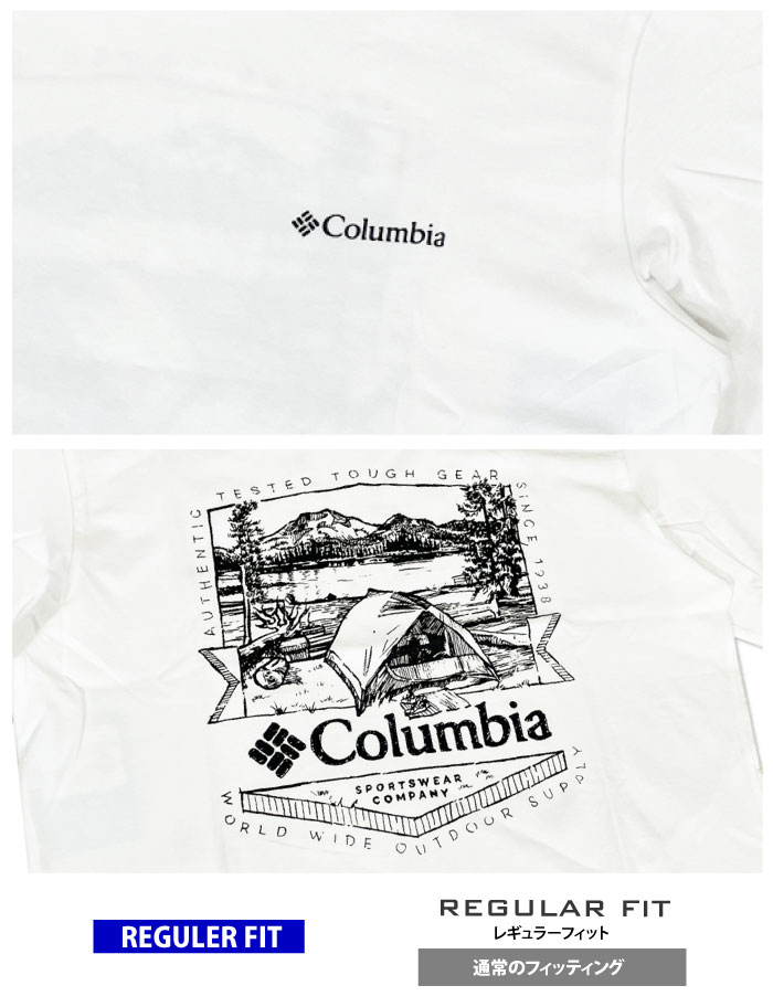 Columbia コロンビア 半袖Tシャツ ロッカウェイリバー バック グラフィックショートスリーブティー メンズ  XE4916 ゆうパケット1点まで送料無料｜bears-mall｜11