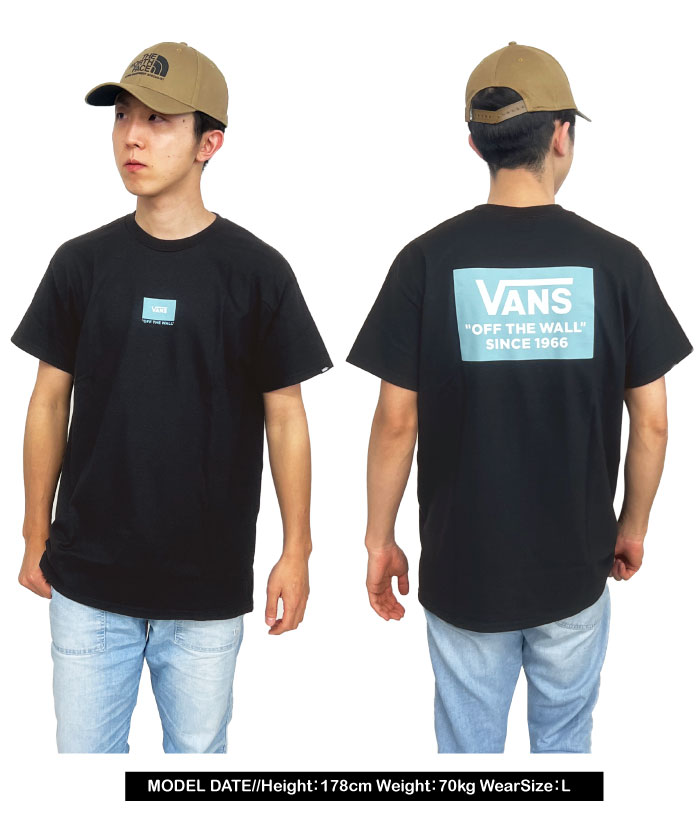 VANS バンズ M Rectangle Logo 半袖Tシャツ　ストリート ヴァンズ スケーター スケボー 123R1011600 1点までゆうパケット可能 SALE｜bearsstore｜02