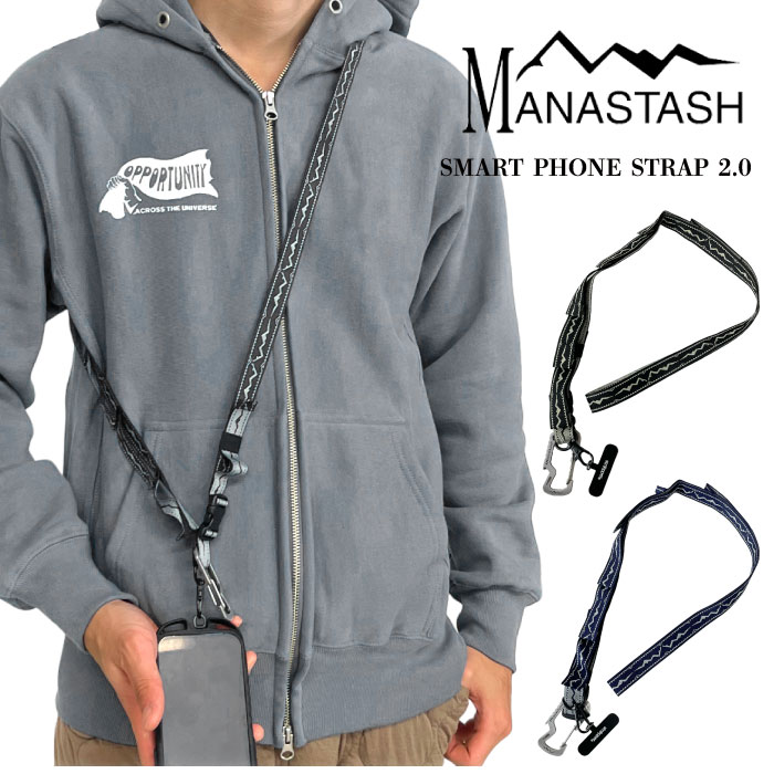 MANASTASH マナスタッシュ SMART PHONE STRAP 2.0 スマホショルダーストラップ アウトドア キャンプ 釣り 登山 ハイキング メンズ レディース  792-2170003｜bearsstore