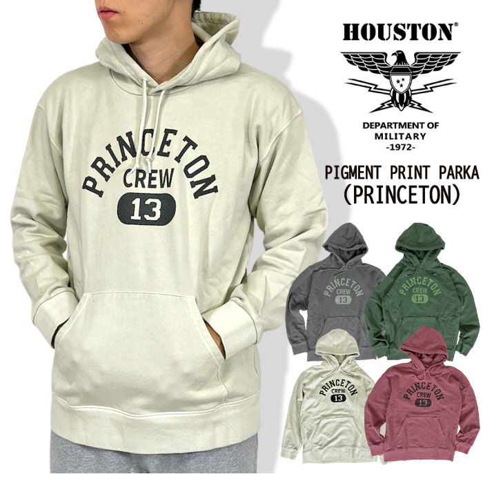 Houston ヒューストン ピグメントプリントプルオーバーパーカー PIGMENT PRINT PARKA(PRINCETON) アメカジ メンズ レディース ペア トップス 22162 SALE｜bearsstore