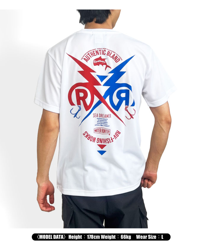 RealBvoice FISHING リアルビーボイス Rサンダー ドライ半袖Tシャツ R THUNDER DRY T-SHIRT メンズ レディース 24SSRBV-FH-004　ゆうパケット1点まで送料無料｜bearsstore｜04