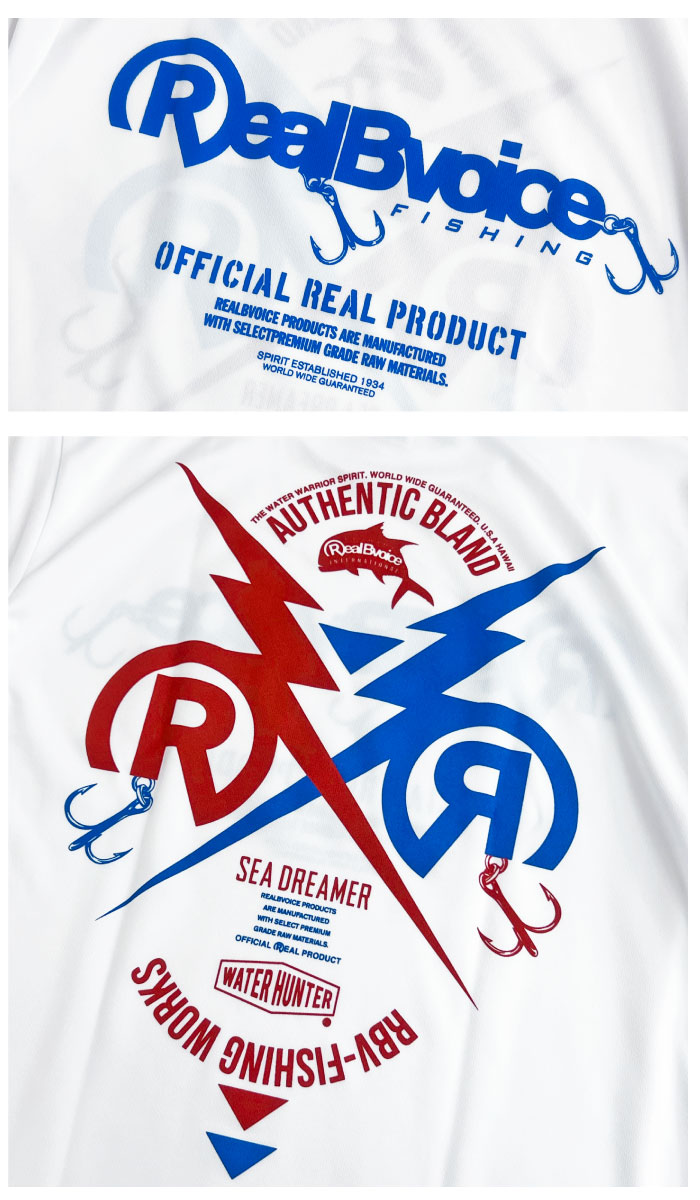 RealBvoice FISHING リアルビーボイス Rサンダー ドライ半袖Tシャツ R THUNDER DRY T-SHIRT メンズ レディース 24SSRBV-FH-004　ゆうパケット1点まで送料無料｜bearsstore｜05