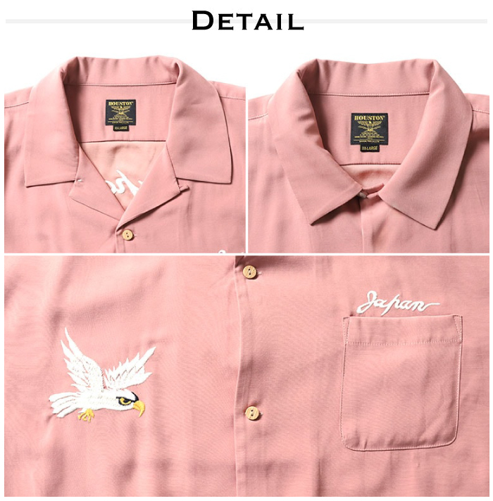 HOUSTON（ヒューストン） スーベニア長袖シャツ SOUVENIR L/S SHIRT