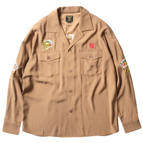 HOUSTON（ヒューストン） SOUVENIR SHIRT(VIETNAM TORA) スーベニア