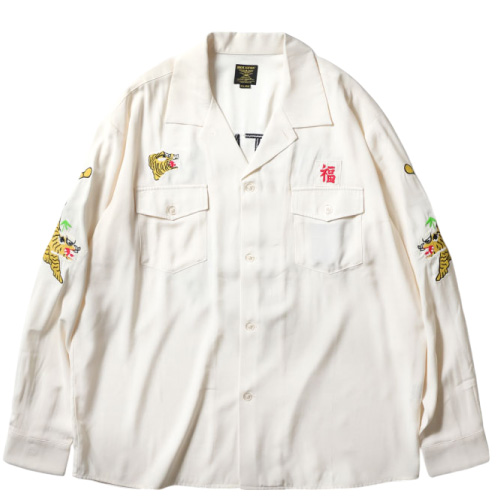 HOUSTON（ヒューストン） SOUVENIR SHIRT(VIETNAM TORA) スーベニア