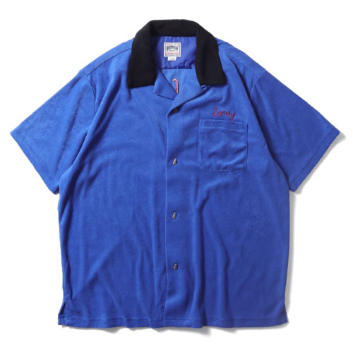 HOUSTON（ヒューストン） パイルボーリングシャツ 半袖シャツ