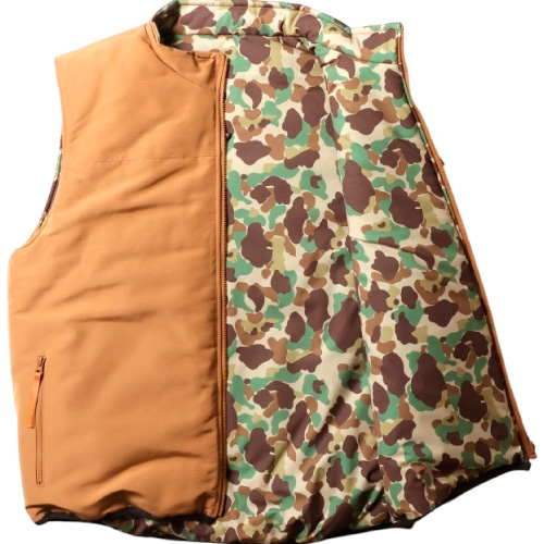 HOUSTON ヒューストン リバーシブルレベル7ベスト ダウンベスト