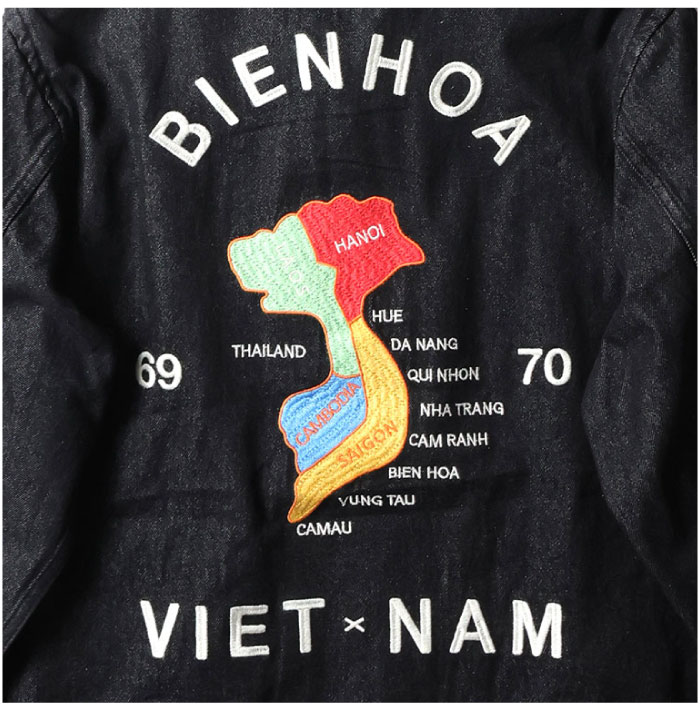 HOUSTON（ヒューストン） デニムベトナムジャケット メンズ ベトジャン