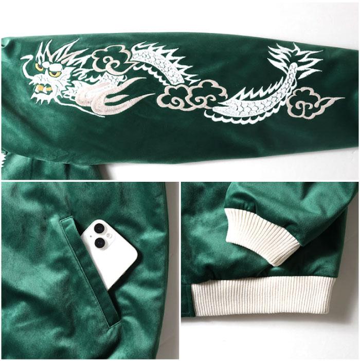 HOUSTON（ヒューストン） 別珍スーベニアジャケット メンズ アウター