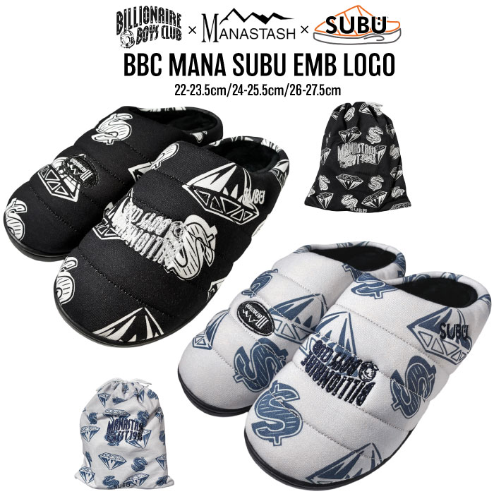 MANASTASHxBILLIONAIRE BOYS CLUB BBC MANA SUBU EMB LOGO �r���I�l�A�E�{�[�C�Y�E�N���u �X�u �}�i�X�^�b�V�� �T���_�� �C �|�C���g10�{  792-6190001