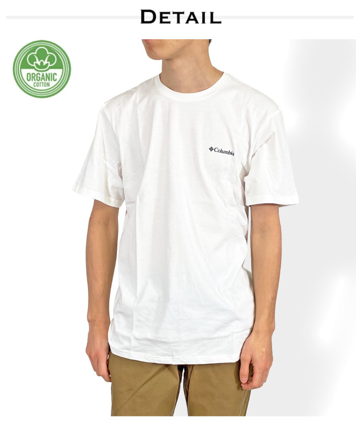 Columbia コロンビア ラピッドリッジバックグラフィックTシャツII メンズ 半袖Tシャツ オーガニックコットン AO2960 ゆうパケット1点まで送料無料｜bearsstore｜02