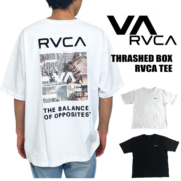 RVCA ルーカ THRASHED BOX RVCA TEE 半袖Tシャツ ストリート メンズ レディース オーバーサイズ ビックシルエット BE041224 ゆうパケット1点まで送料無料 SALE｜bearsstore