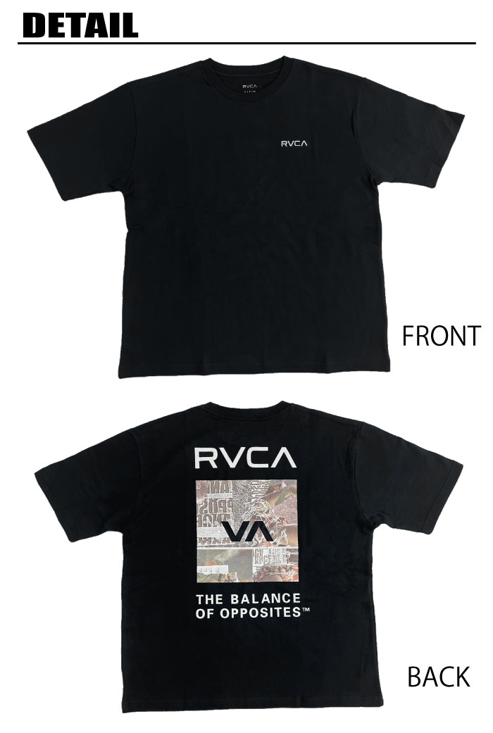 RVCA ルーカ THRASHED BOX RVCA TEE 半袖Tシャツ ストリート メンズ レディース オーバーサイズ ビックシルエット BE041224 ゆうパケット1点まで送料無料 SALE｜bearsstore｜04