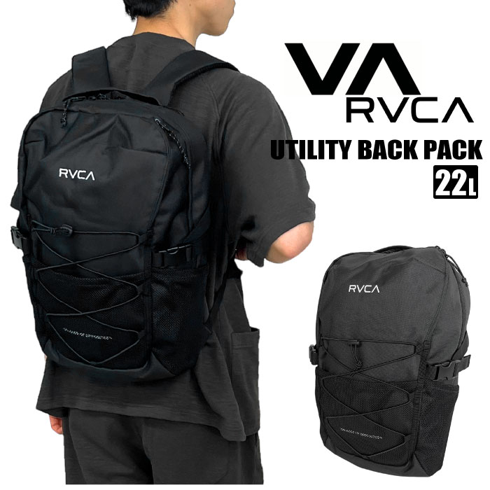 RVCA ルーカ UTILITY BACK PACK バッグパック 22L リュックサック レディース デイパック サウナ アウトドア フェス 通学 部活 海 BE041998 SALE｜bearsstore