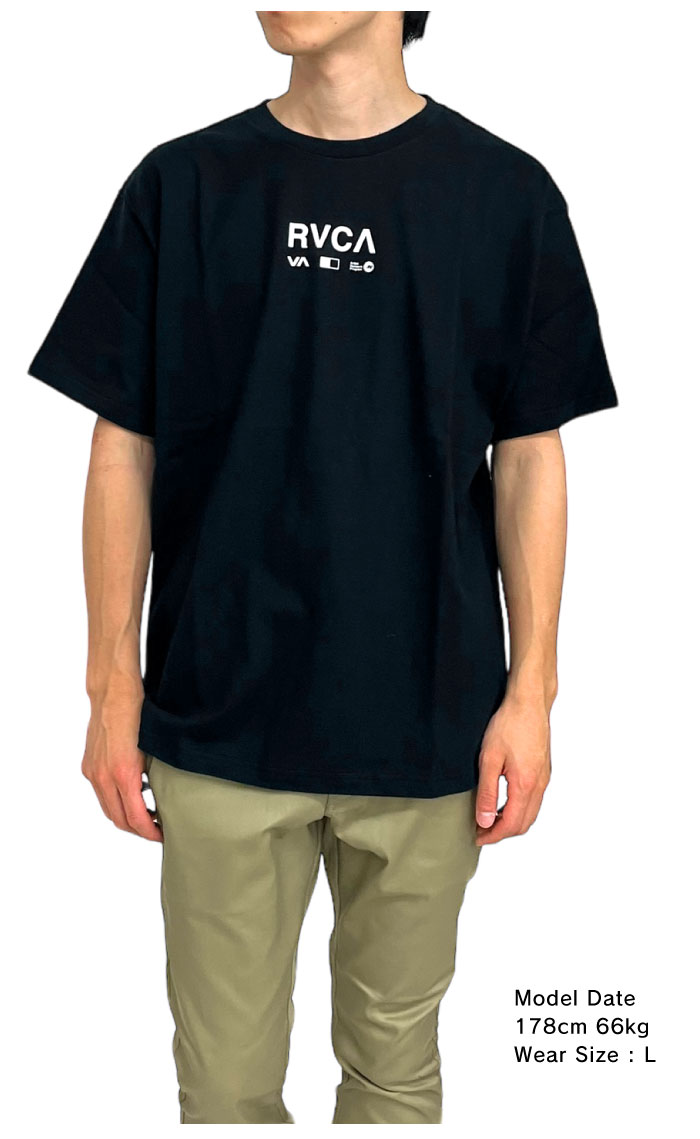 ルーカ RVCA TEXTBOOK MID 半袖Ｔシャツ トップス アート サーフ メンズ レディース ロゴ ストリート BE04A241 ゆうパケット1点まで送料無料 SALE｜bearsstore｜03