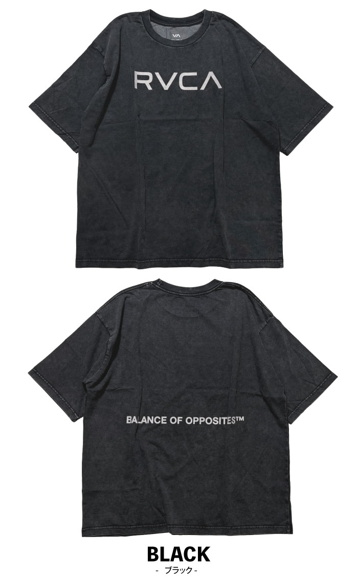RVCA（ルーカ） 半袖Tシャツ 吸水速乾 UVカット 紫外線対策 オーバー