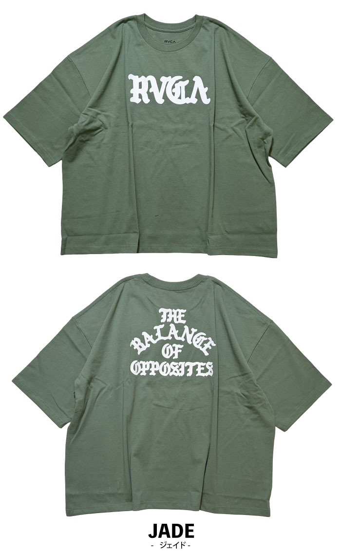 RVCA（ルーカ） 半袖 Tシャツ オーバーサイズ ビッグシルエット ワイド