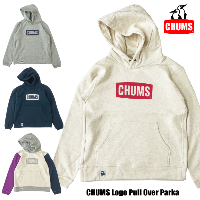 チャムス(CHUMS)スウェット パーカー チャムス ロゴ プルオーバー CH00-1418-N082 ネイビー×ホワイト 裏… CHUMS（チャムス） 裏起毛 ロゴ プルオーバーパーカー メンズ