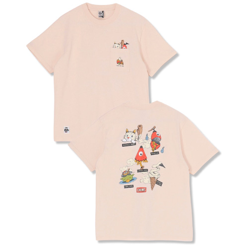チャムムページです❤️ CHUMS（チャムス） アンチバグフードヨーカイポケットTシャツ 半袖 虫