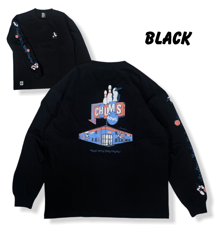 CHUMS チャムス 長袖Tシャツ ボーリング オーバーサイズ ビッグ