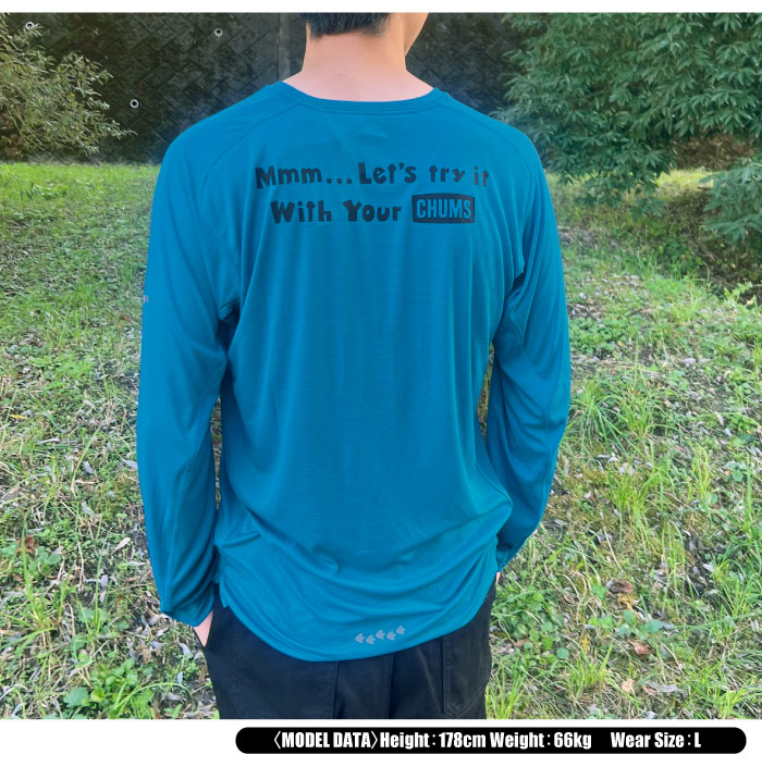 CHUMS（チャムス） チャムス×ミツカ ランニングロングスリーブTシャツ