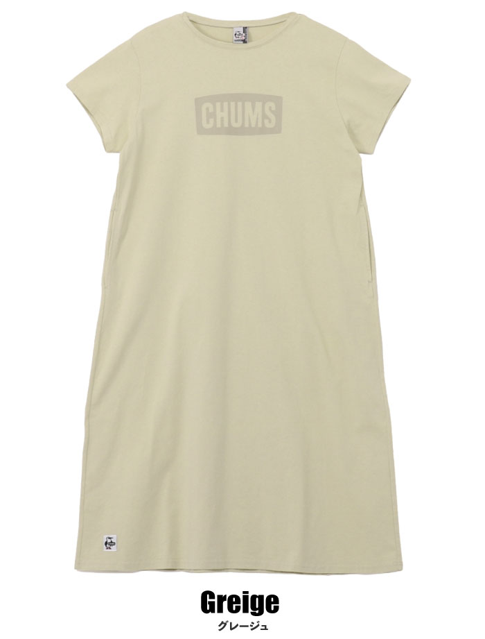CHUMS（チャムス） ワンピース レディース 半袖 チャムスロゴドレス A