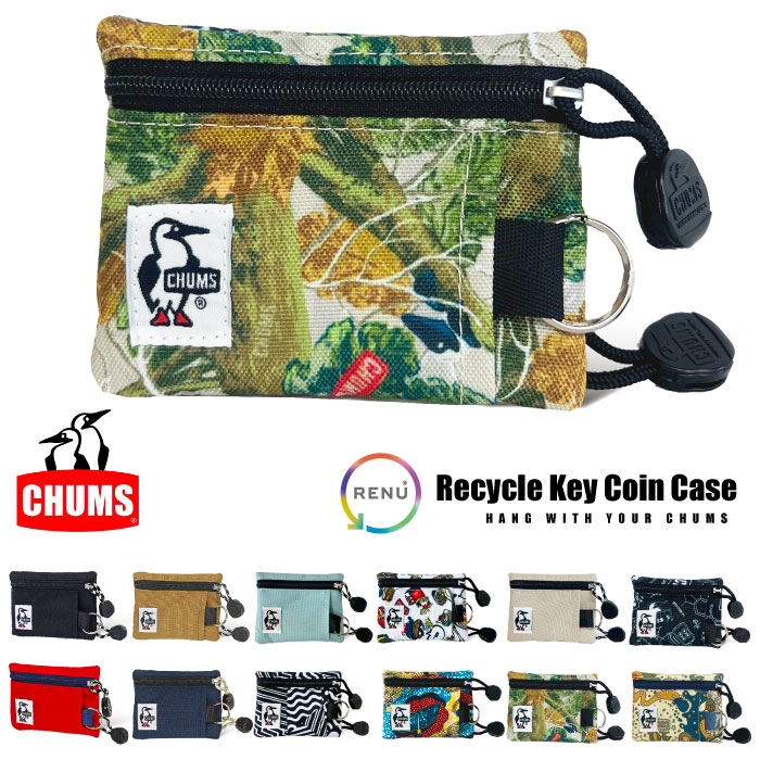 CHUMS チャムス リサイクルキーコインケース 定期入れ 小銭入れ パスケース 財布 CH60-3574 3点までゆうパケット可能