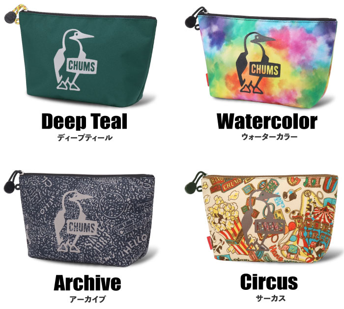 CHUMS（チャムス） リサイクル ブービーウィンドウポーチ ペンケース