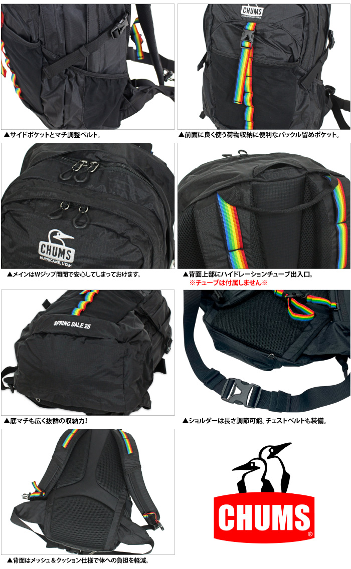 CHUMS（チャムス） リュックサック スプリングデール 25L バックパック
