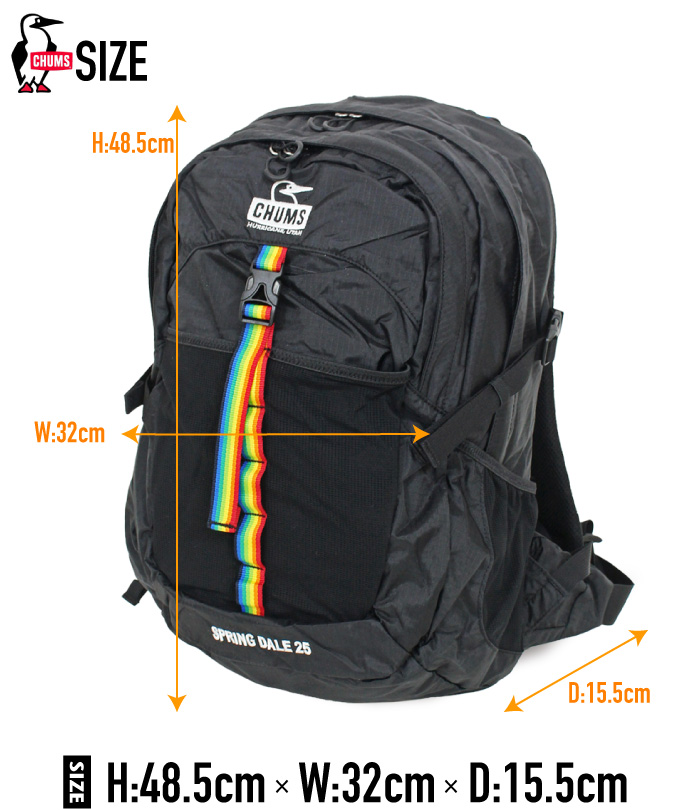 CHUMS（チャムス） リュックサック スプリングデール 25L バックパック