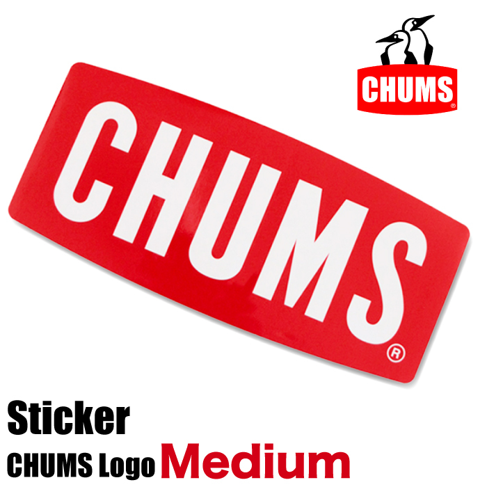 CHUMS（チャムス） 【Mediumサイズ】CHUMS ステッカー チャムスロゴ