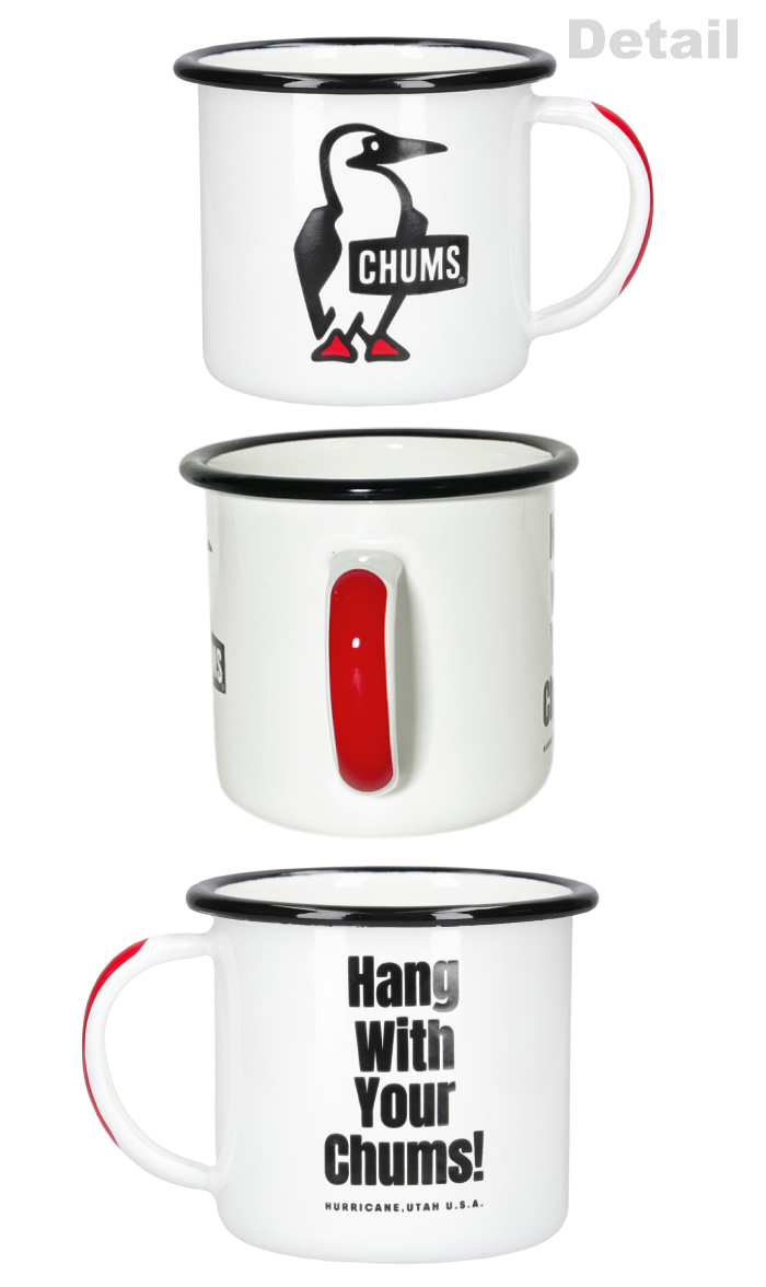 CHUMSホーローケトル&マグカップ2個セットポット CHUMSホーローケトル